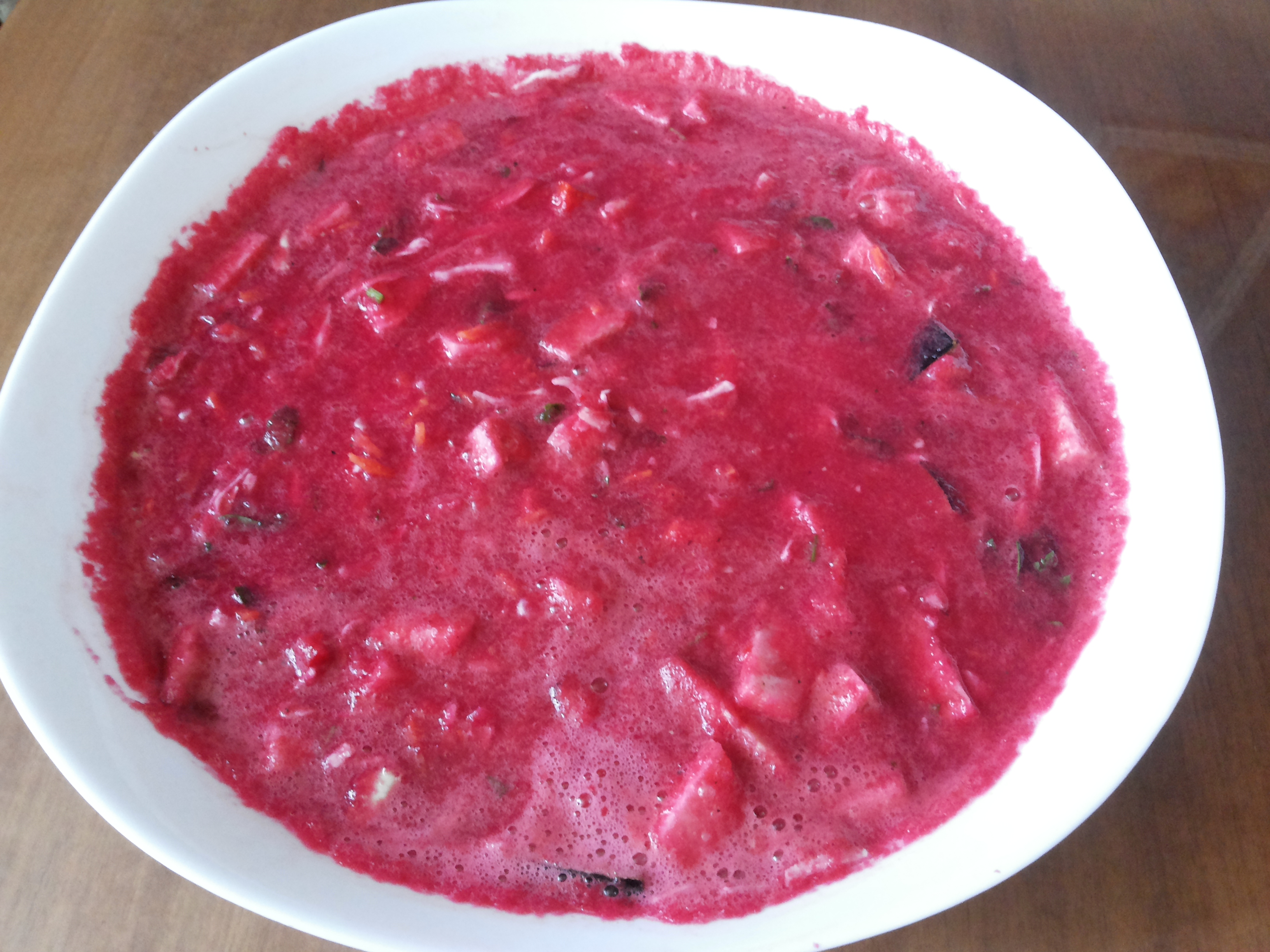 Борш (суров веган)